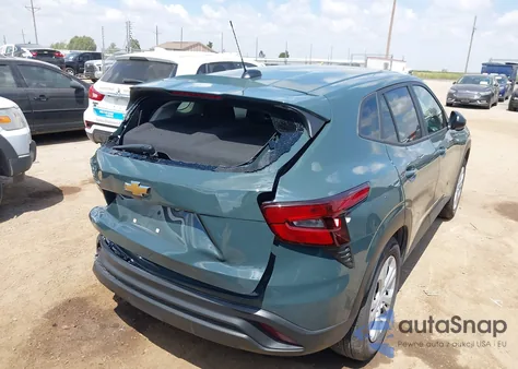 2025 Chevrolet Trax Fwd Ls из США, поврежденный, VIN KL77LFEP1SC158411